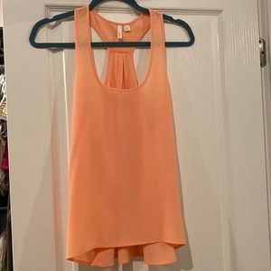 Size small, dressy racer back, coral tank top